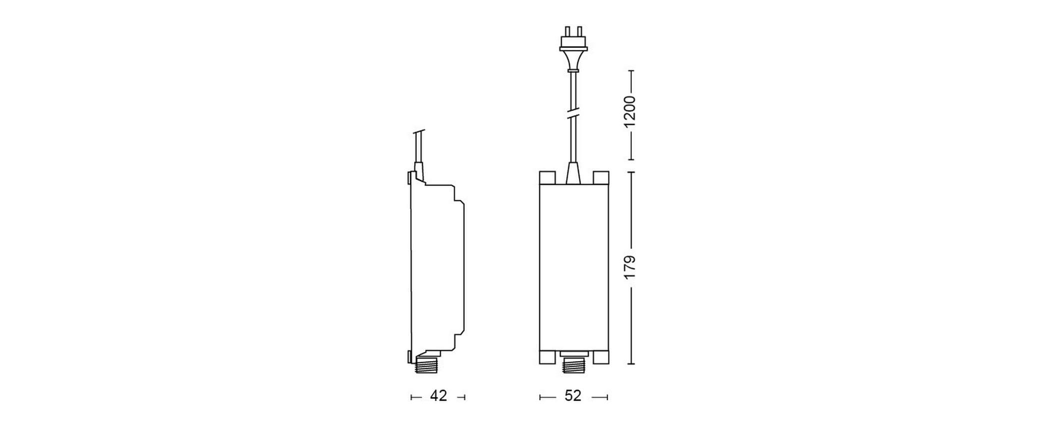 Philips Outdoor Niedervolt Netzteil 48W CH Stecker