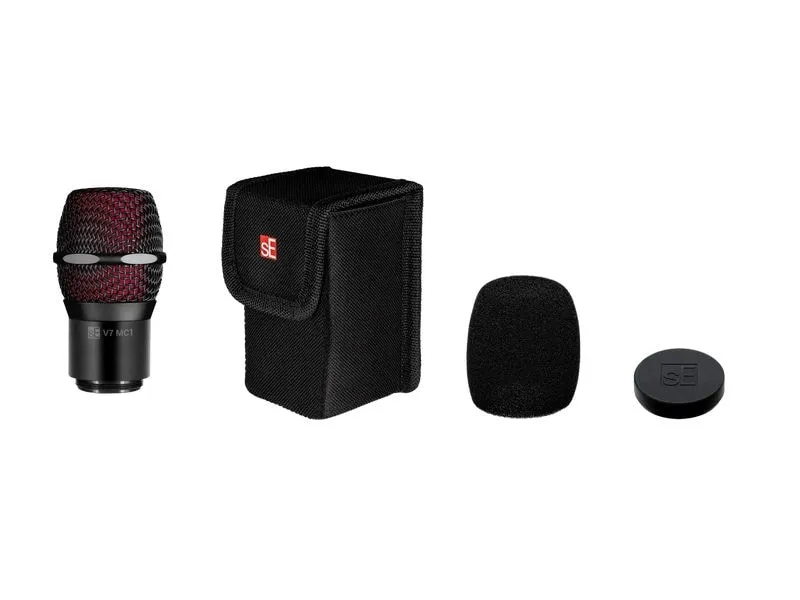 sE Electronics V7 MC1 Dynamische Mikrofonkapsel, Superniere, Schwarz