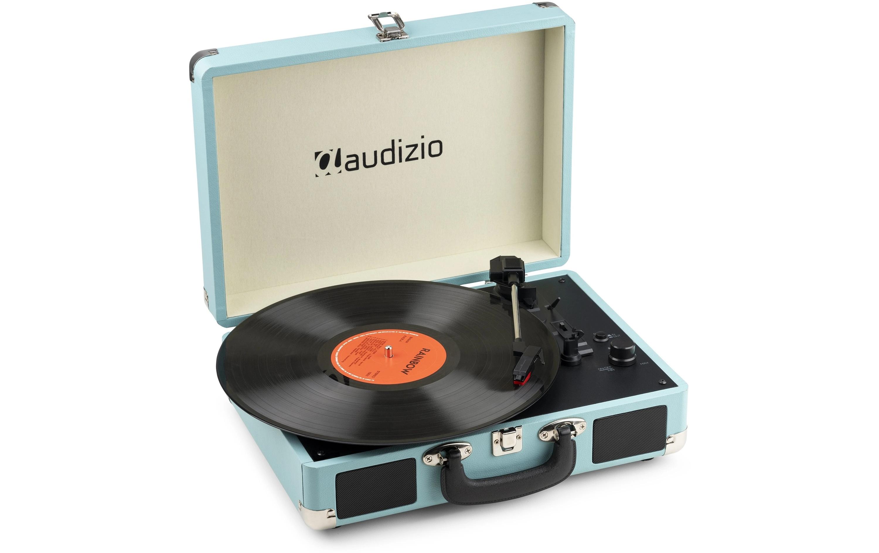 Audizio Plattenspieler mit Bluetooth RP116 Blau Audizio Plattenspieler mit Bluetooth RP116 Blau