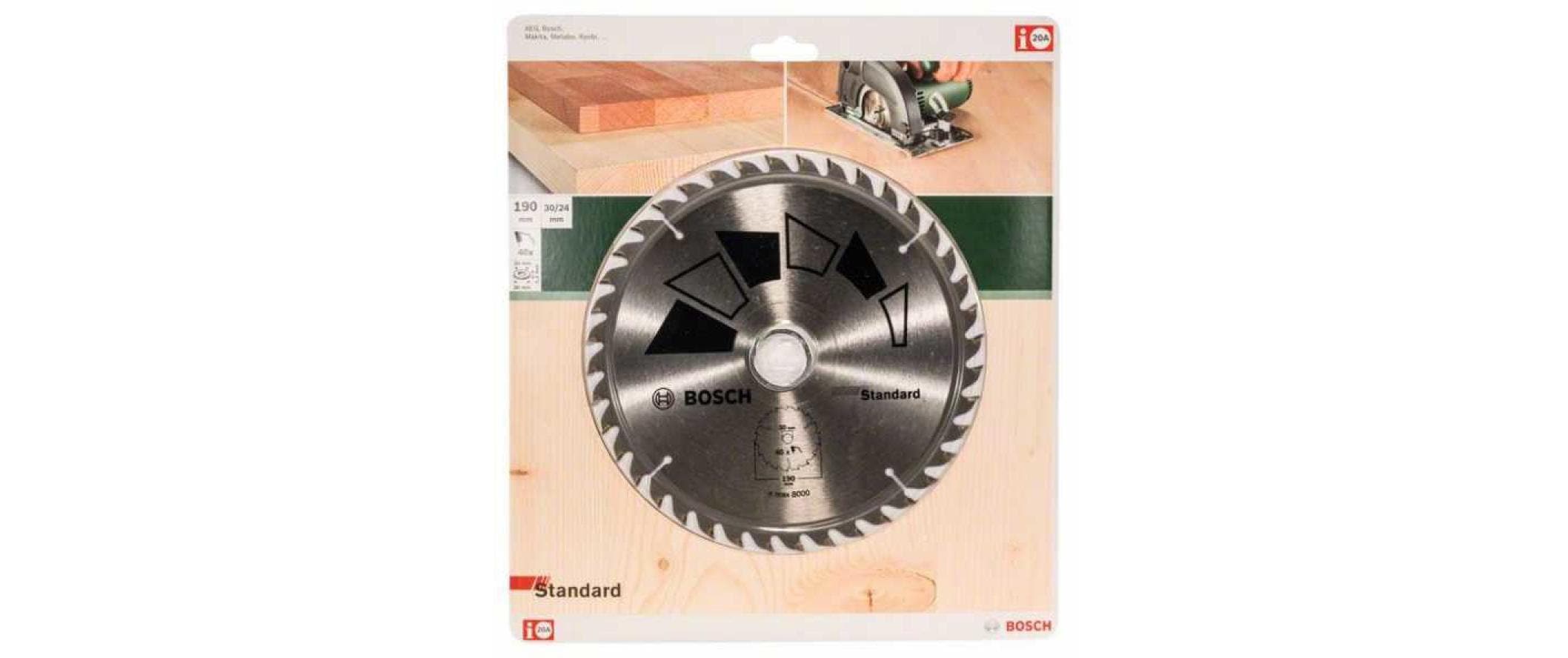 Bosch Kreissägeblatt Standard 190 mm