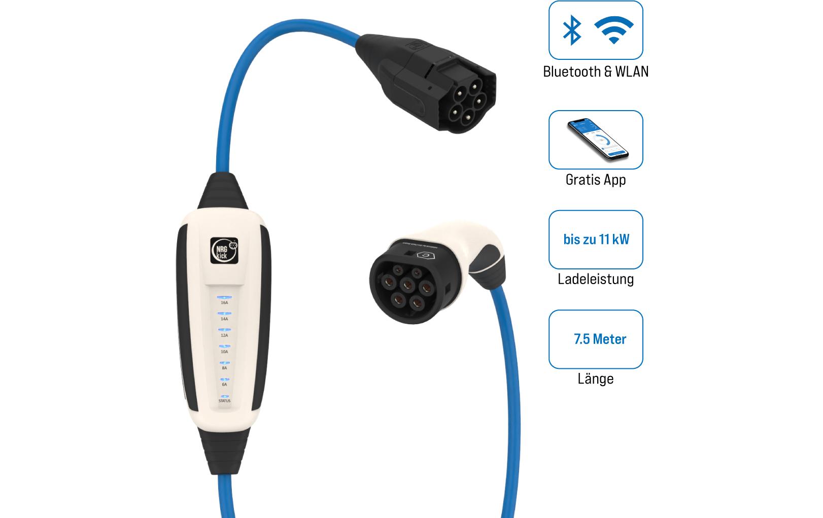 NRGkick Mobile Ladestation Pure 16A 7.5m