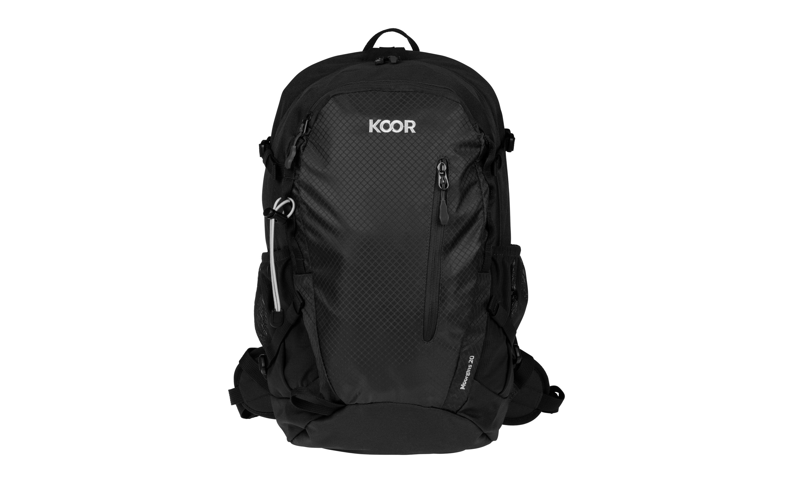 KOOR Wanderrucksack Moorgins 20 l, Schwarz