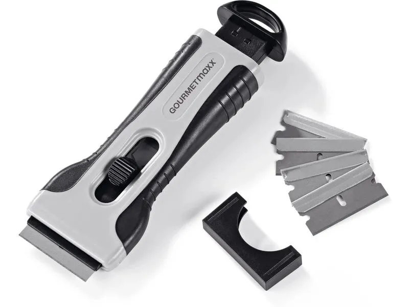 GOURMETmaxx Glaskeramikschaber 4 Ersatzklingen