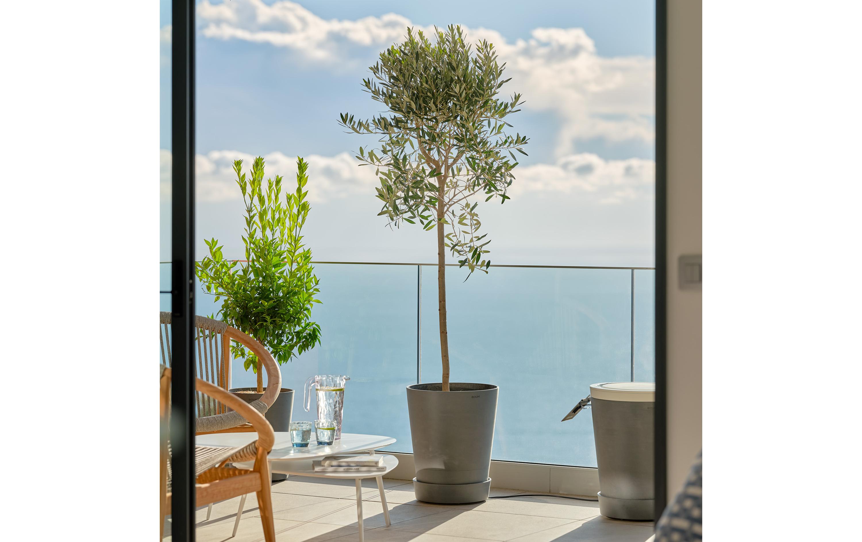 Boum Pflanzentopf 30 L Pro Grau