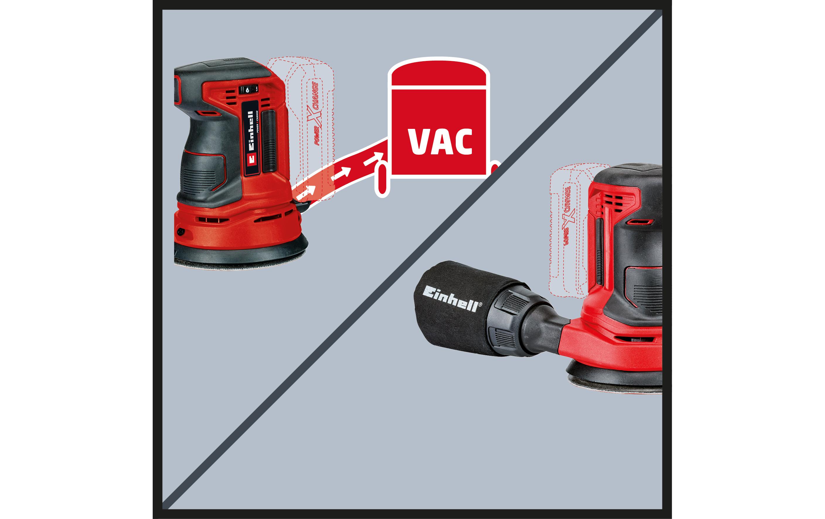 Einhell Akku-Exzenterschleifer TE-RS 18 Li – Solo