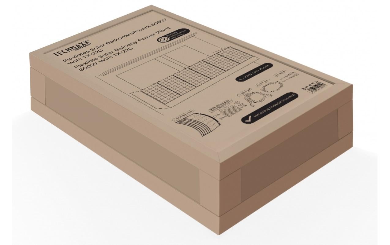 Technaxx Solaranlage Balkonkraftwerk 600W TX-270