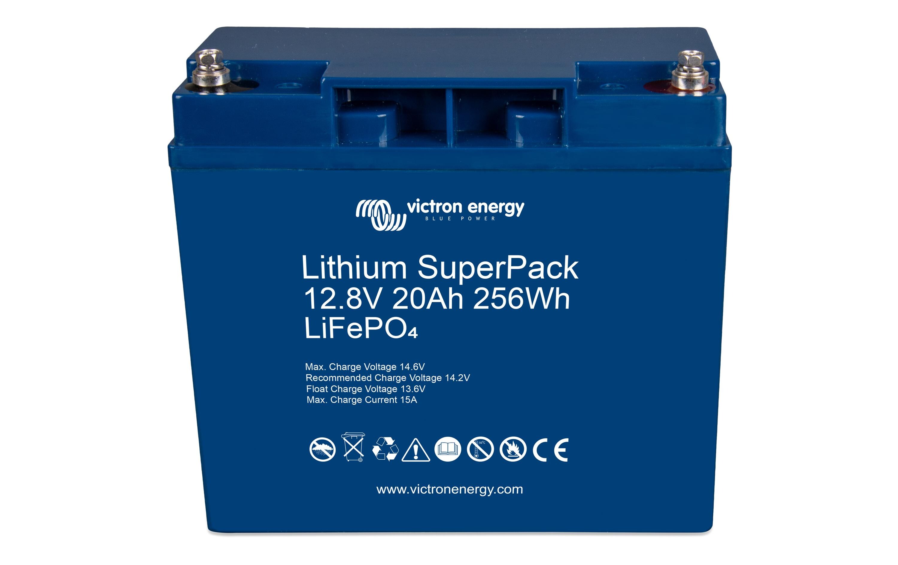 Victron Batterie Lithium SuperPack 12.8 V / 20 Ah Victron Batterie Lithium SuperPack 12.8 V / 20 Ah