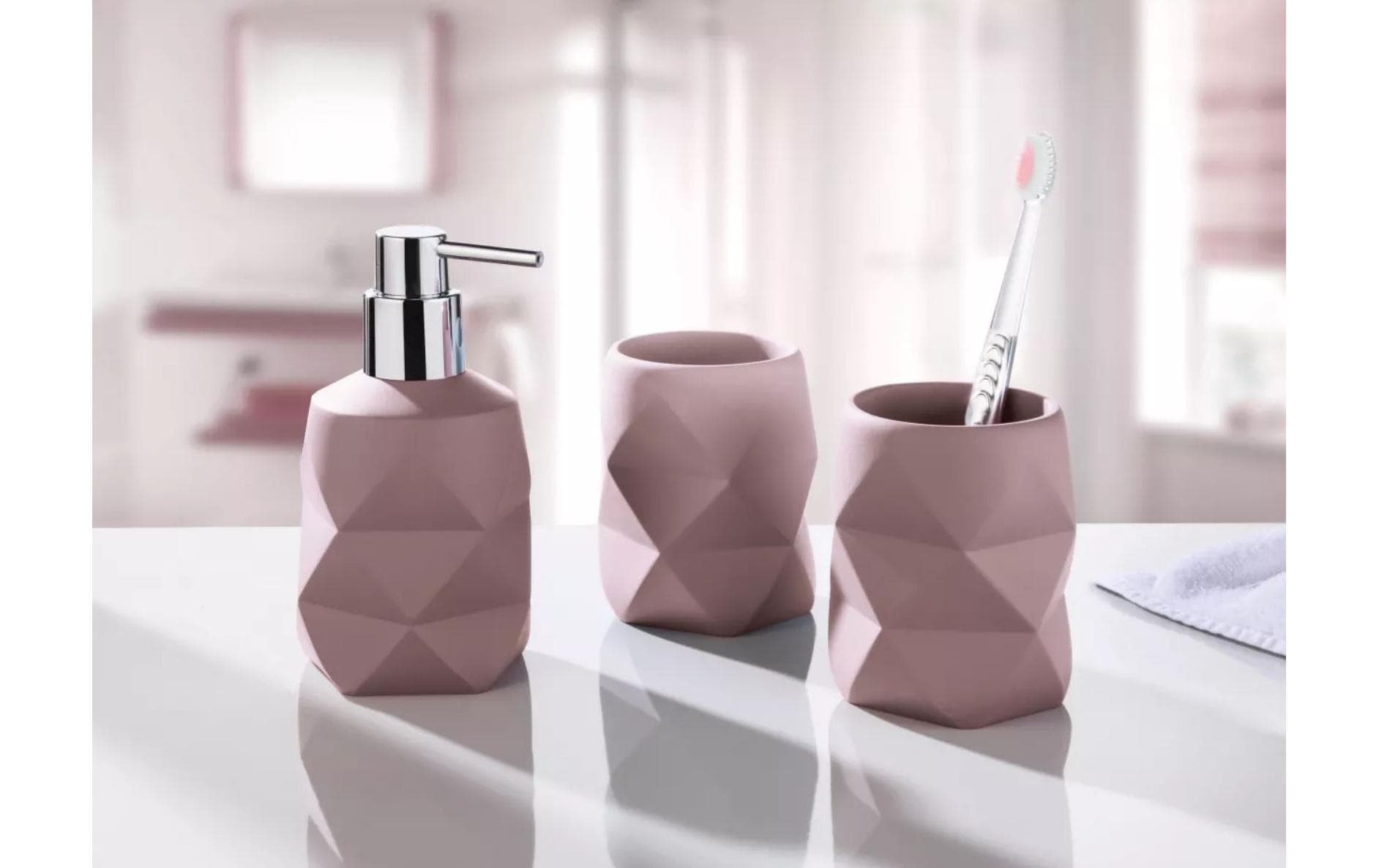 Kleine Wolke Zahnputzbecher Crackle Rouge Kleine Wolke Zahnputzbecher Crackle Rouge