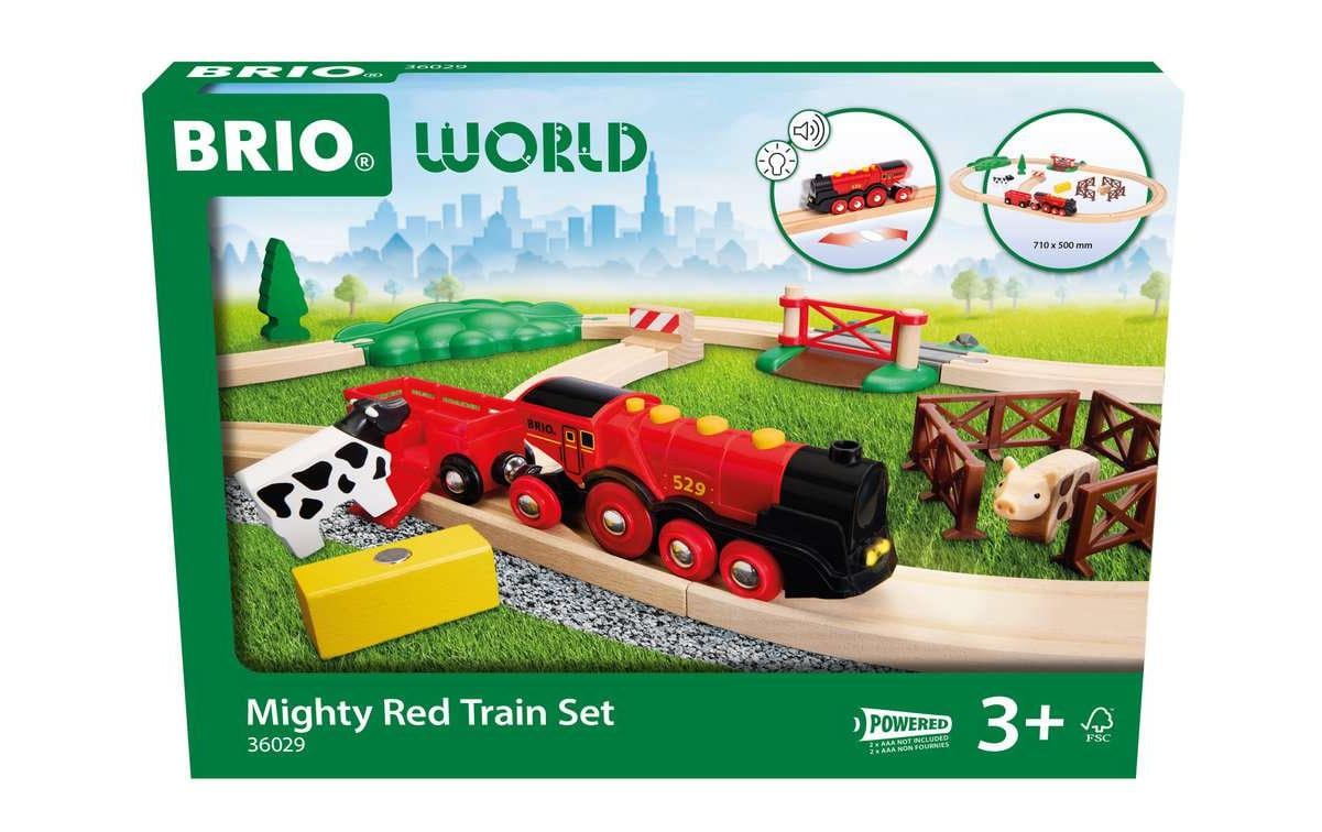 BRIO BRIO World Mighty Red Train Set BRIO BRIO World Mighty Red Train Set