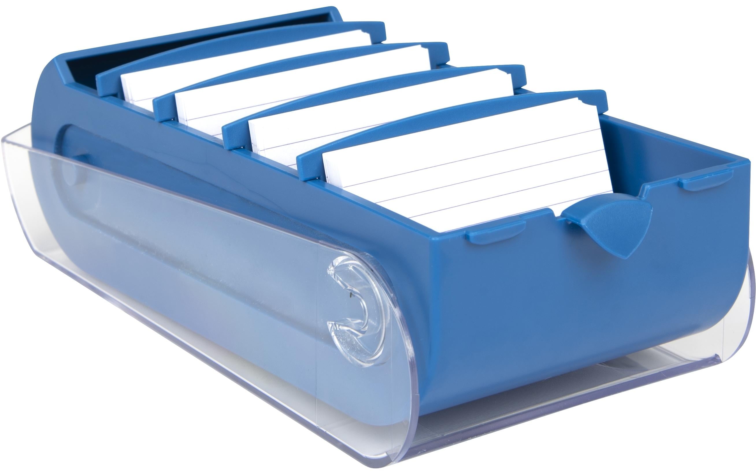Biella Karteibox Bunny A8 100 Karten, Blau Biella Karteibox Bunny A8 100 Karten, Blau