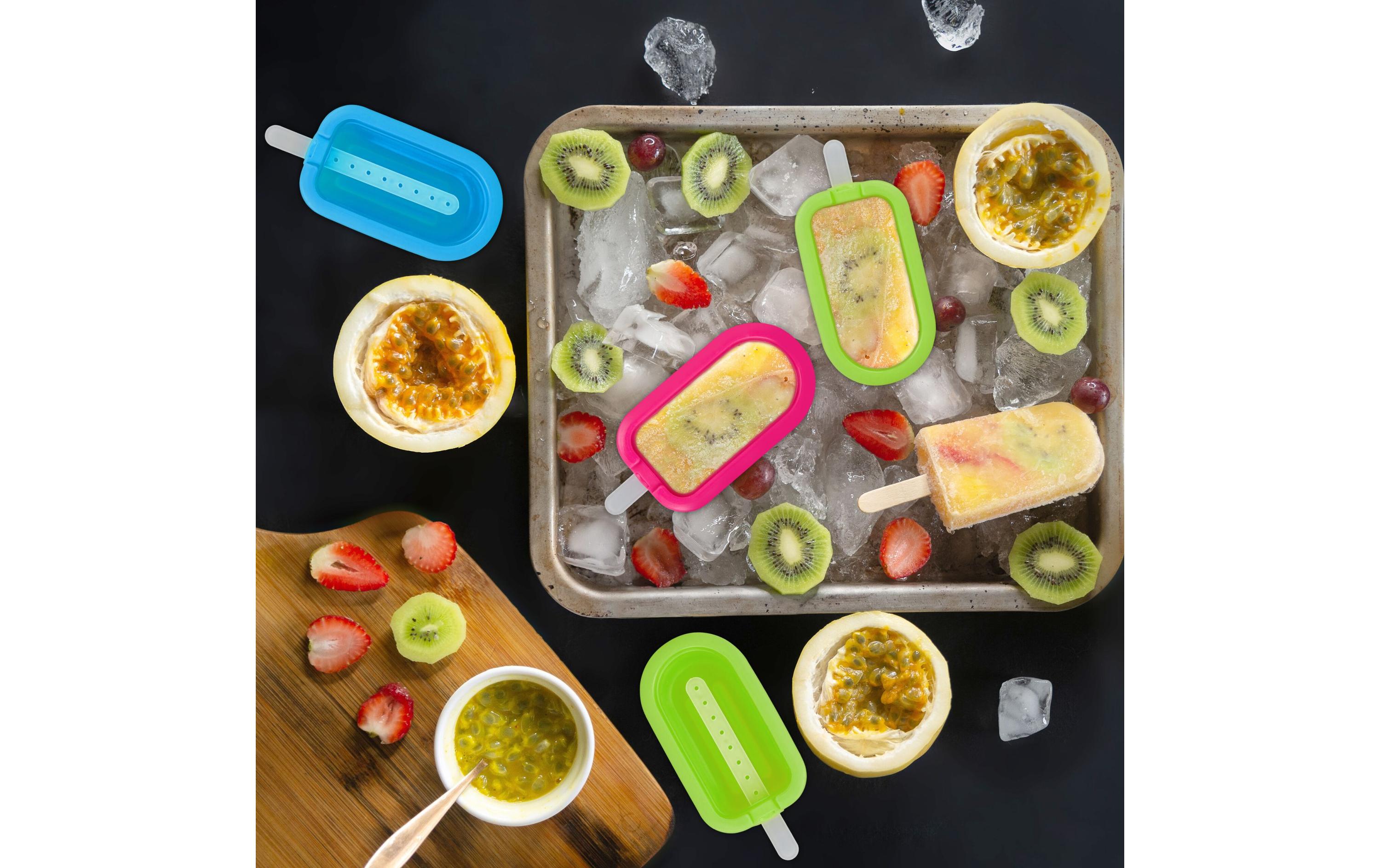 relaxdays Glaceform Blau/Grün/Rot