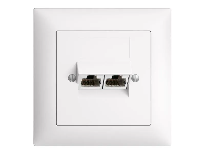 Feller EDIZIOdue Telefondose UP 2x RJ45 Feller EDIZIOdue Telefondose UP 2x RJ45