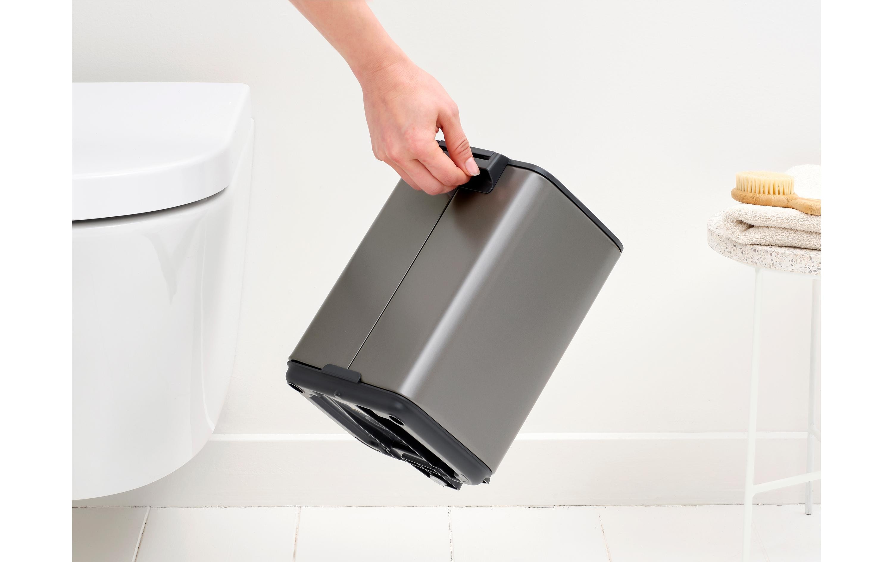 Brabantia Kosmetikeimer Bo 7 l, Platin