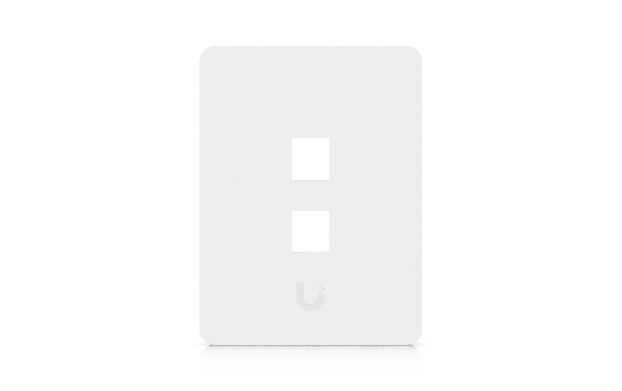 Ubiquiti Vertikal Paintable Keystone Wall Plate 2-Port, 4er-Pack