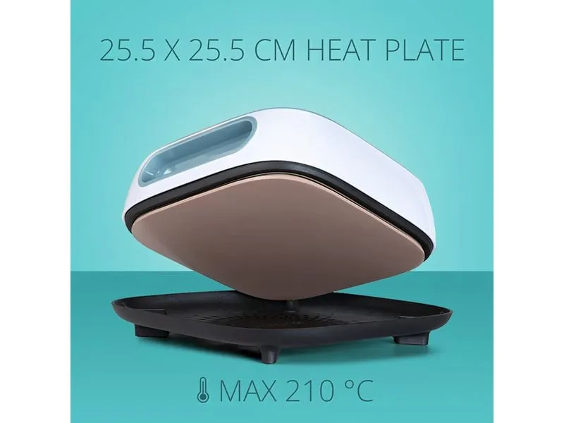 LOKLIK Easy Heat Press Weiss/Blau LOKLIK Easy Heat Press Weiss/Blau