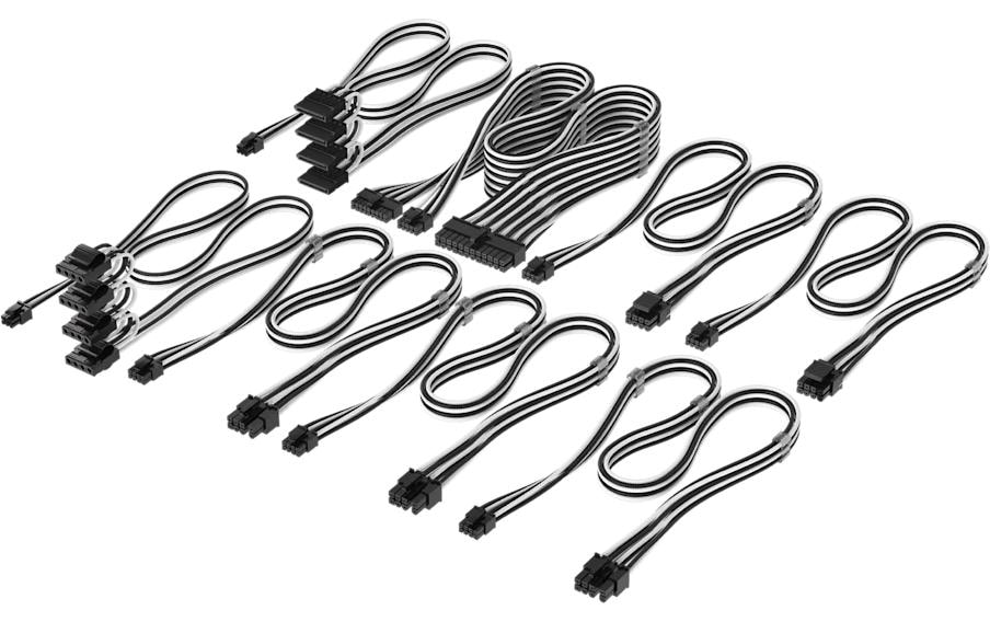 Corsair Elite Premium Ind. Sleeved PSU Cables T5 Pro Kit 75 cm Corsair Elite Premium Ind. Sleeved PSU Cables T5 Pro Kit 75 cm