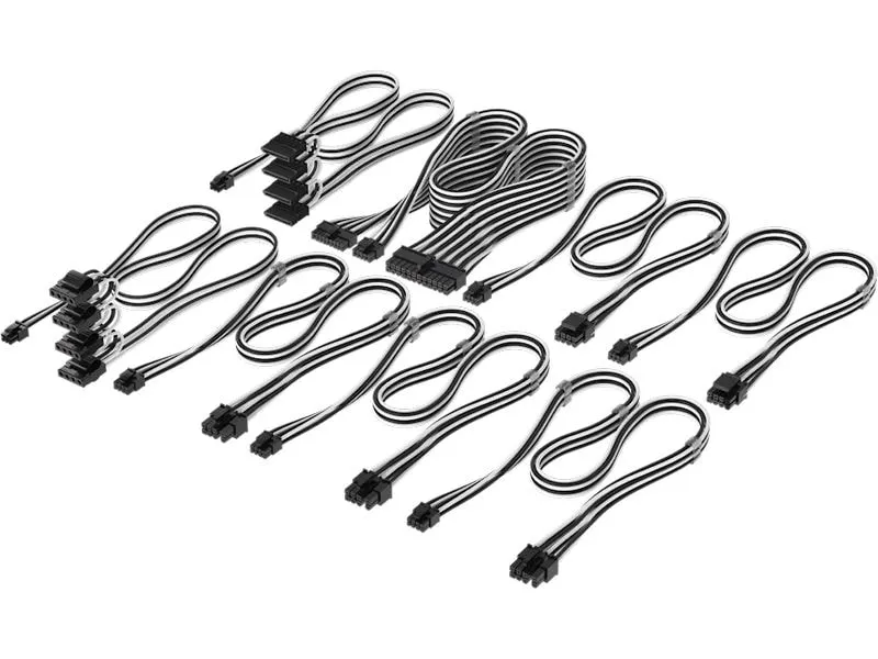 Corsair Elite Premium Ind. Sleeved PSU Cables T5 Pro Kit 75 cm Corsair Elite Premium Ind. Sleeved PSU Cables T5 Pro Kit 75 cm