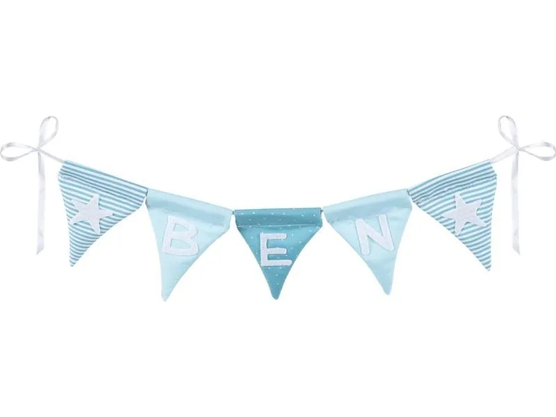 Goki Buchstabe Wimpelkette Blau Goki Buchstabe Wimpelkette Blau