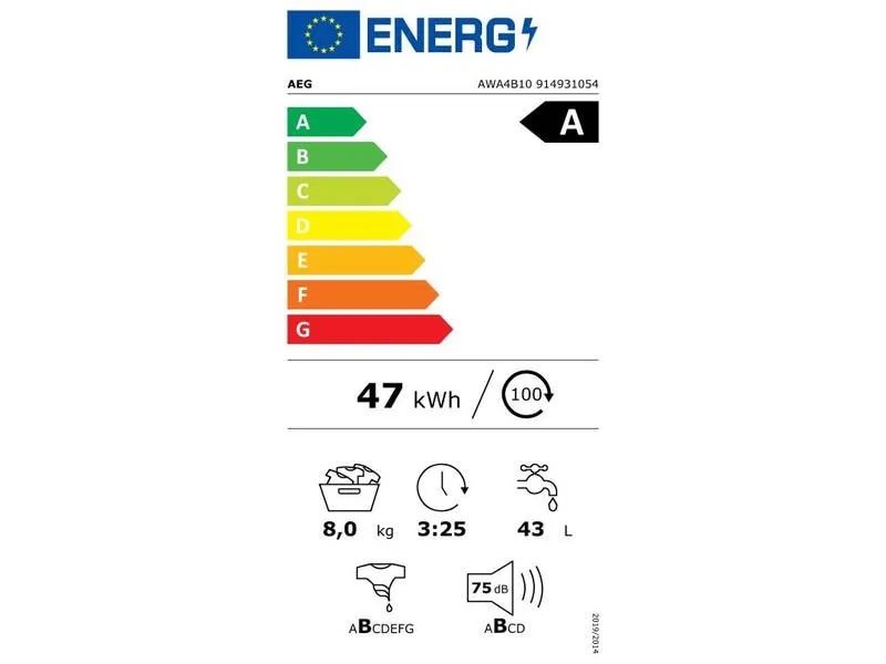 AEG by Electrolux Waschmaschine AWA4B10 Links AEG by Electrolux Waschmaschine AWA4B10 Links