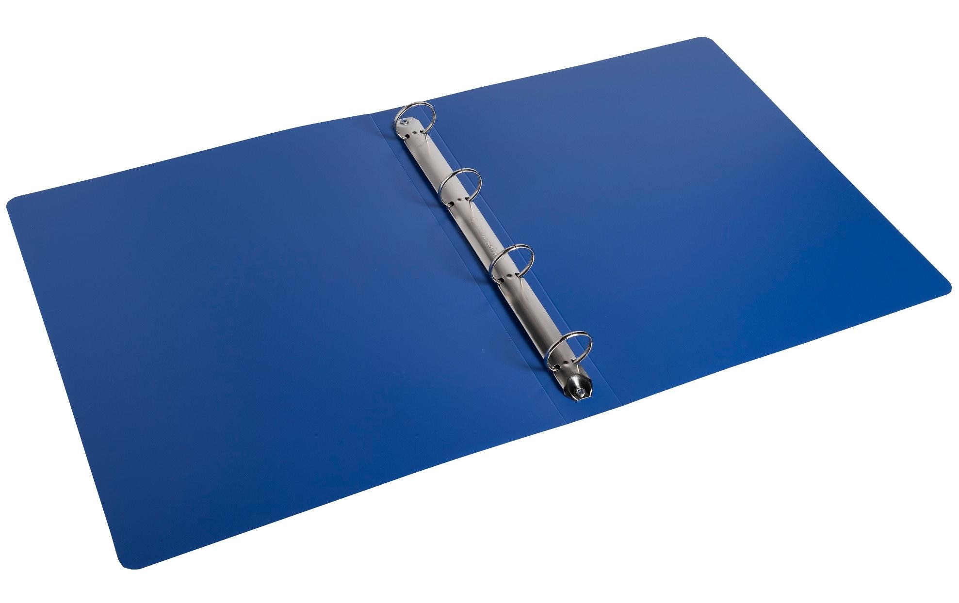 Exacompta Ringbuch Bee Blue mit 4 Ringen, 4 cm, Marineblau