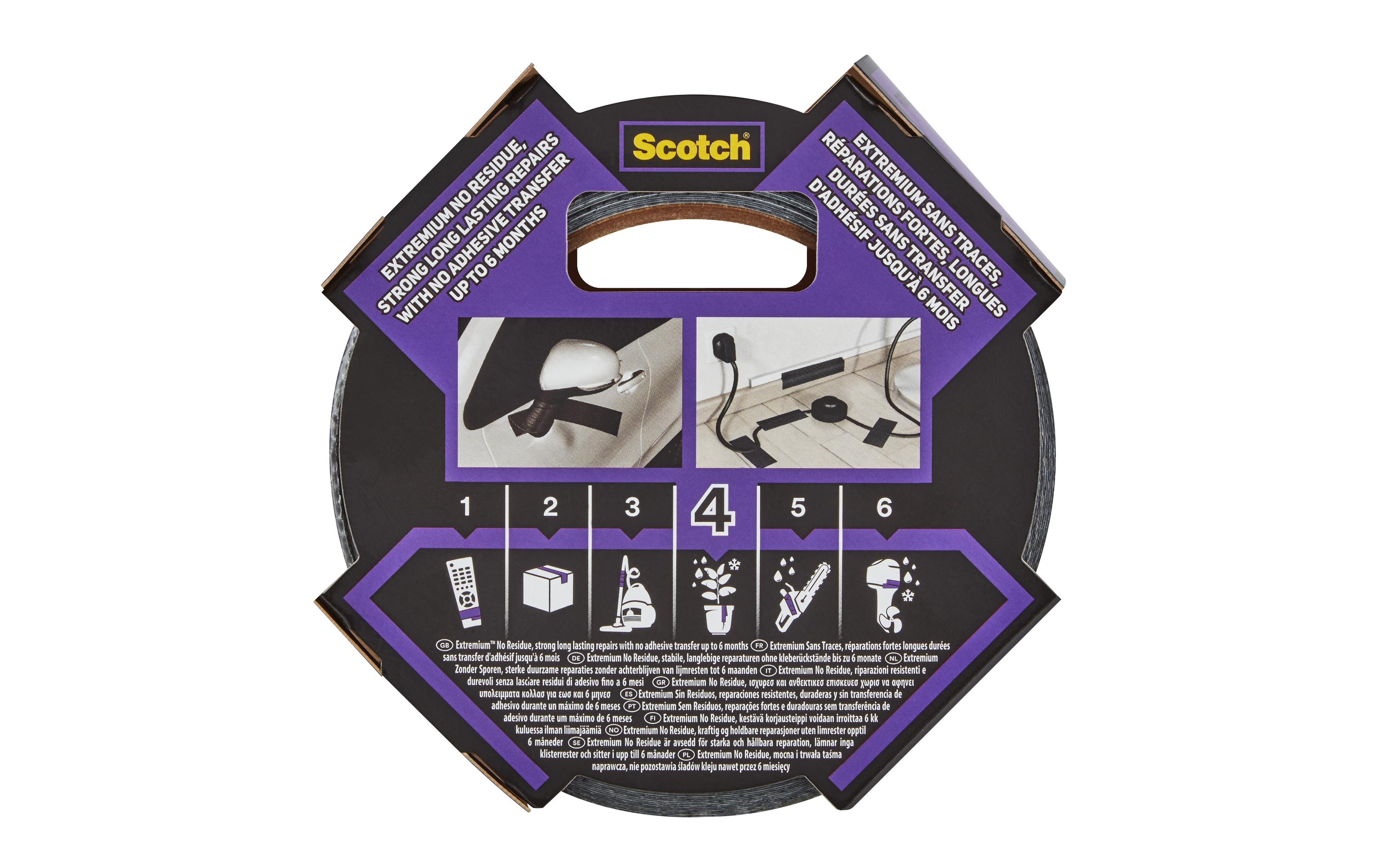 3M Gewebeband Scotch Extremium 48 mm x 18.2 m, Grau