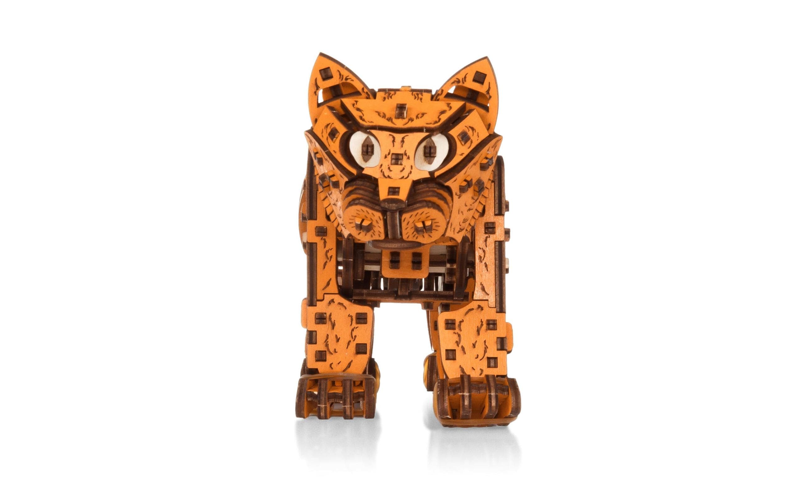 Eco-Wood-Art Bausatz Kätzchen Orange