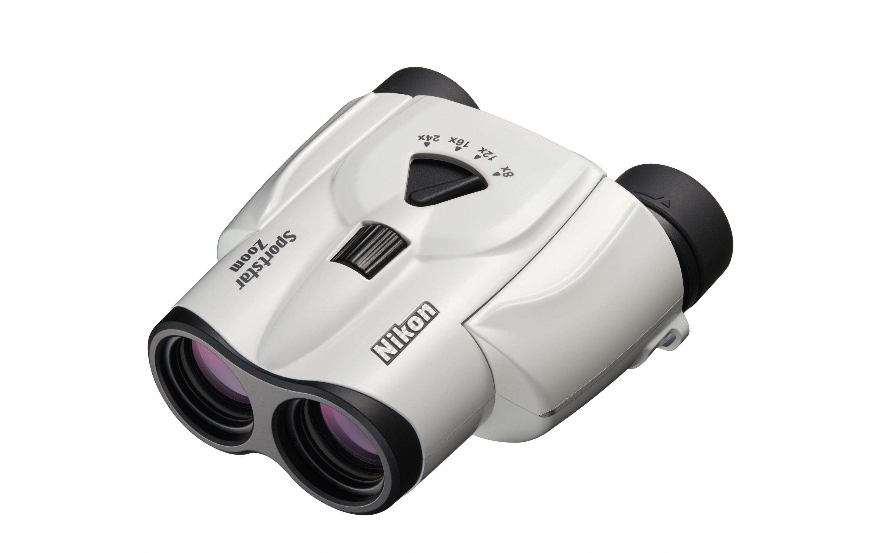 Nikon Fernglas Sportstar Zoom 8-24 x 25 Weiss Nikon Fernglas Sportstar Zoom 8-24 x 25 Weiss