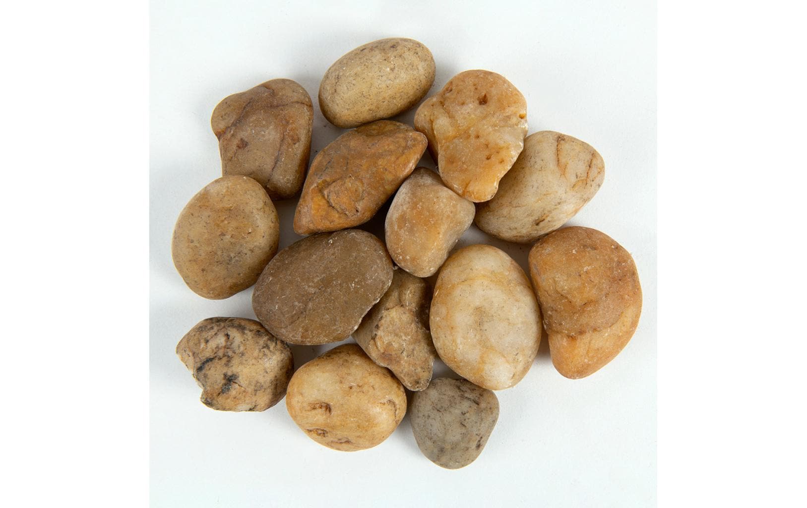 Ambiance Flusskiesel Bernstein, 2-4 cm, 3.6 kg, Mehrfarbig