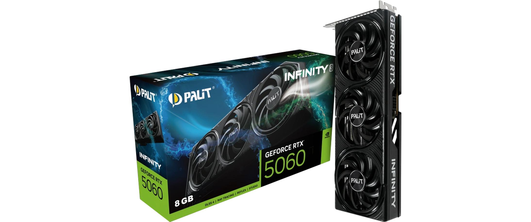 Palit Grafikkarte GeForce RTX 5060 Infinity 3 8 GB