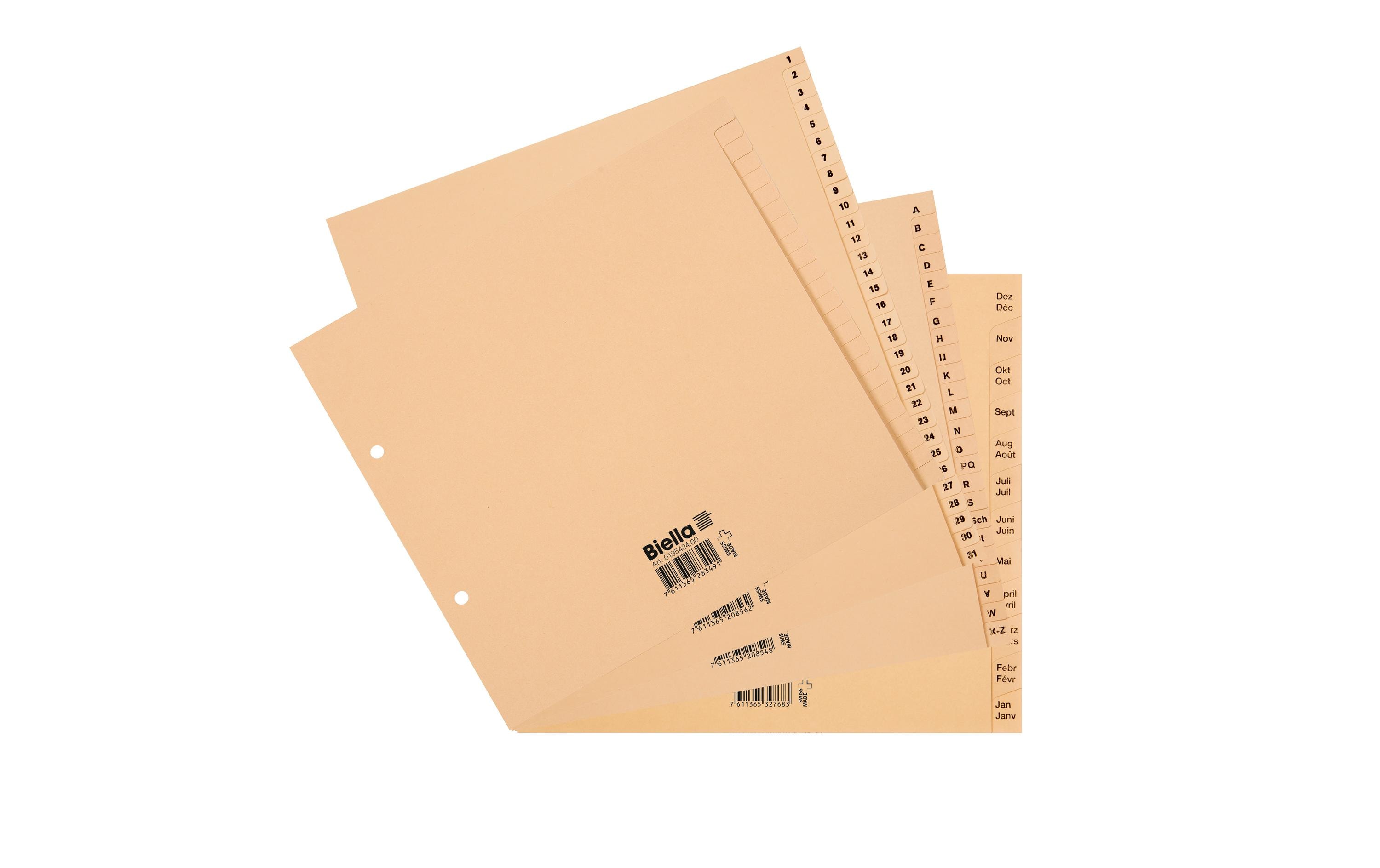 Biella Register Teildeckend, A4, 1-24 Biella Register Teildeckend, A4, 1-24