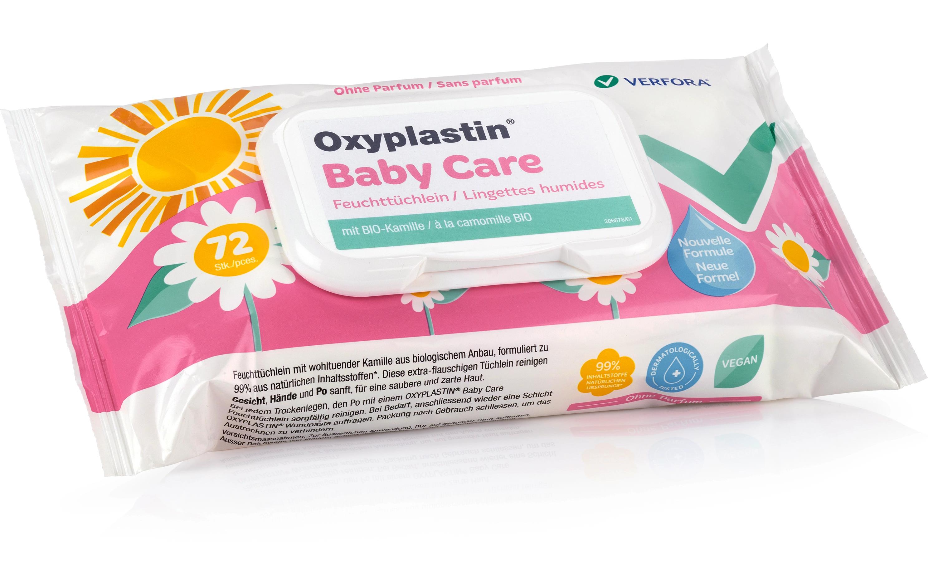 OXYPLASTIN Feuchttücher BabyCare 72 Stk. OXYPLASTIN Feuchttücher BabyCare 72 Stk.