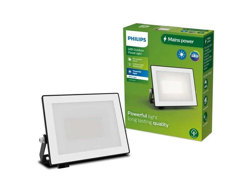 Philips Lois Flutlicht 20W 3000K IP65 schwarz 20 W Philips Lois Flutlicht 20W 3000K IP65 schwarz 20 W