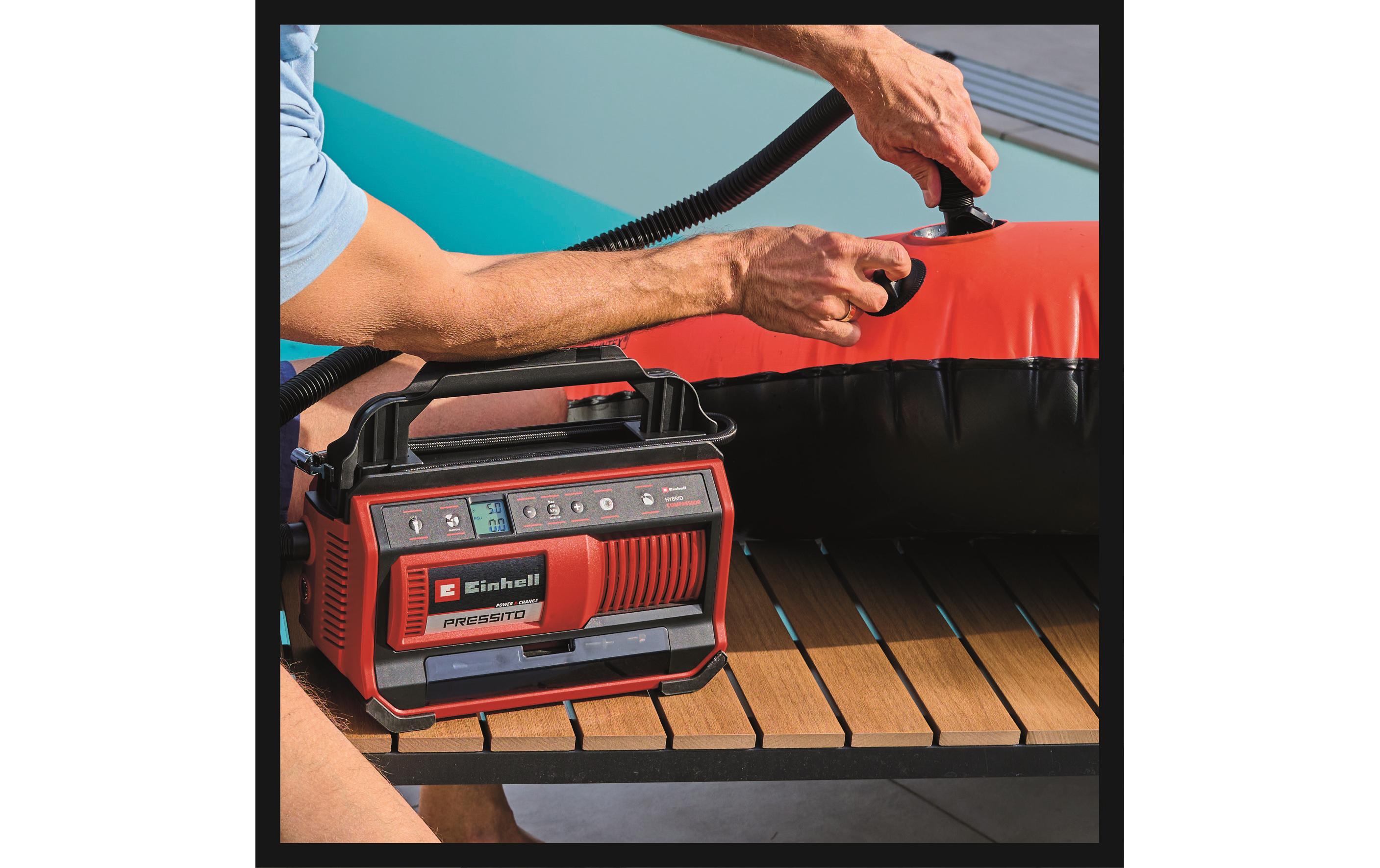 Einhell Akku-Kompressor Pressito 18/25 Hybrid Solo