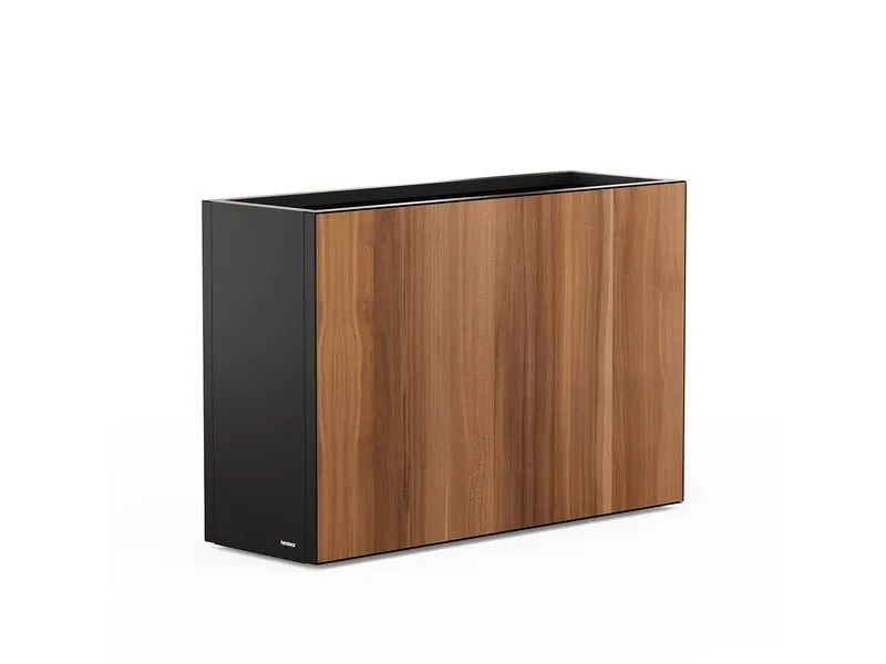 Herstera Pflanzentrog Deco Planter Divider 120 x 40 x 80 cm, Schwarz Herstera Pflanzentrog Deco Planter Divider 120 x 40 x 80 cm, Schwarz