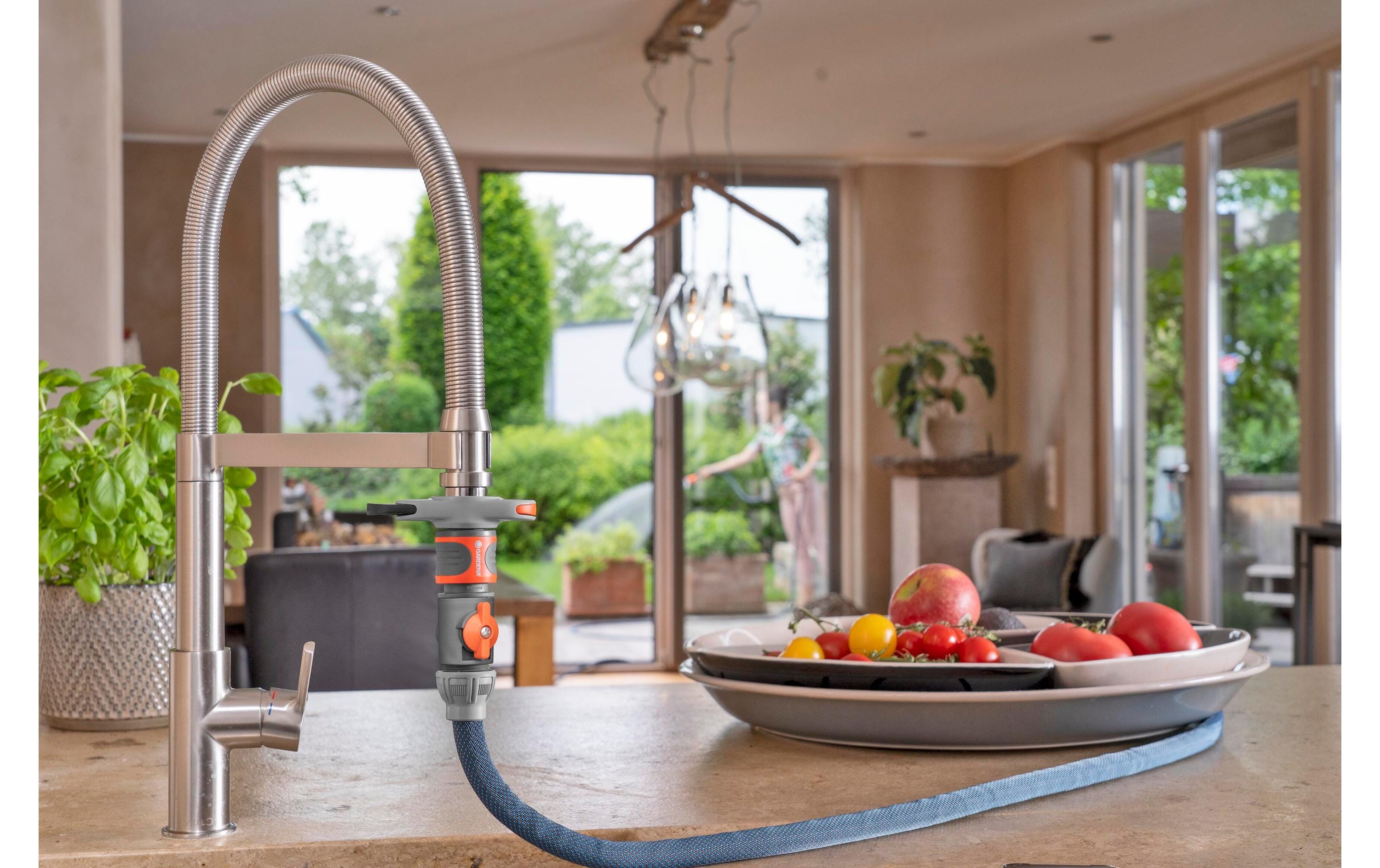 GARDENA Gartenschlauch Liano Xtreme 1/2, 10 m Set + Indoor-Adapter GARDENA Gartenschlauch Liano Xtreme 1/2, 10 m Set + Indoor-Adapter