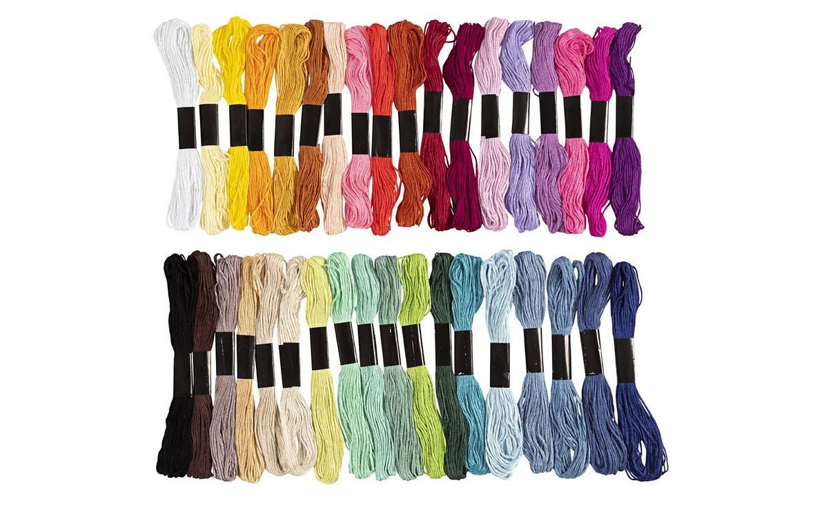 Creativ Company Stickgarn Baumwolle 42 Bündel à 8 m Creativ Company Stickgarn Baumwolle 42 Bündel à 8 m