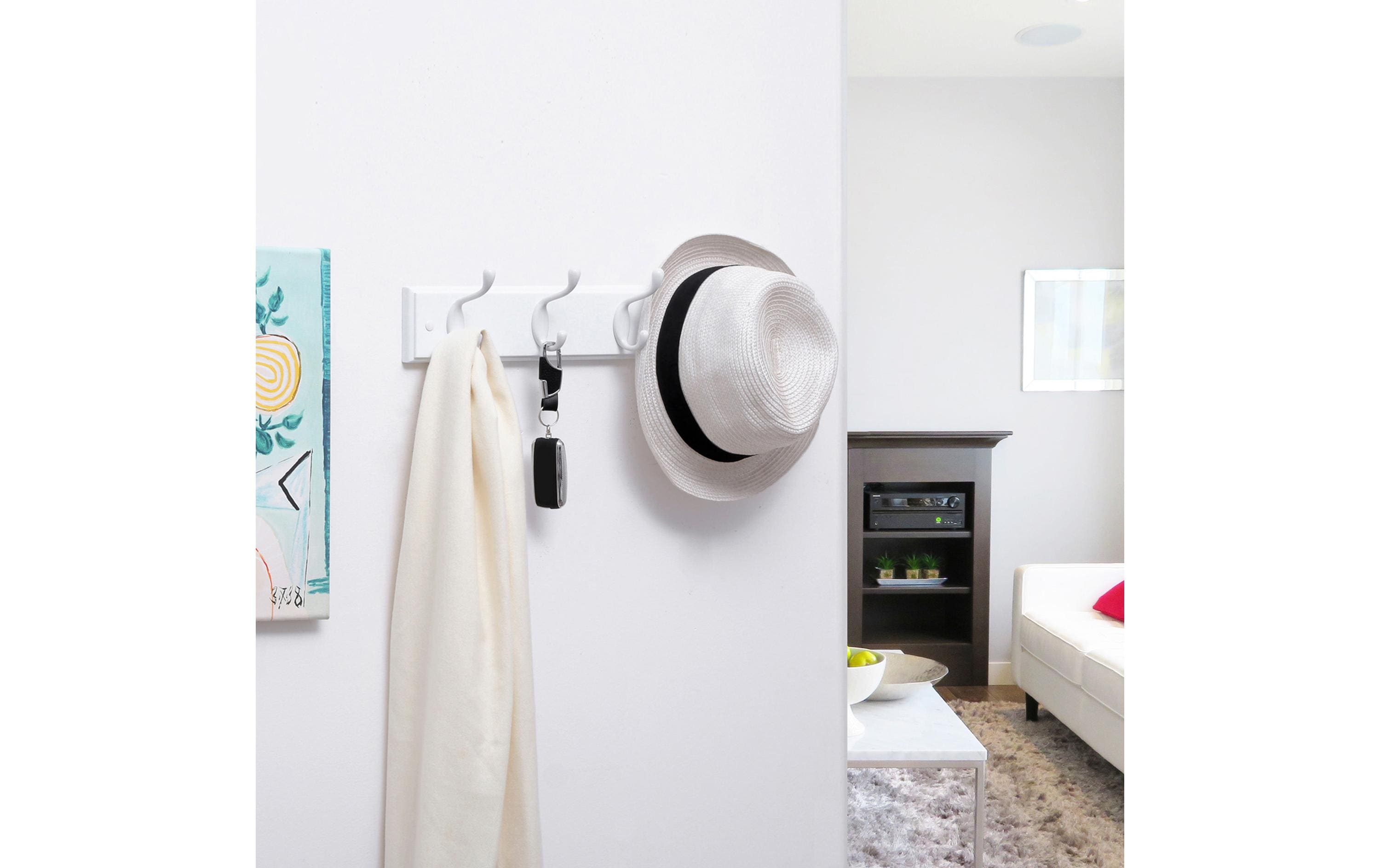 Songmics Kleiderhaken 40 x 9 x 7 cm, Weiss