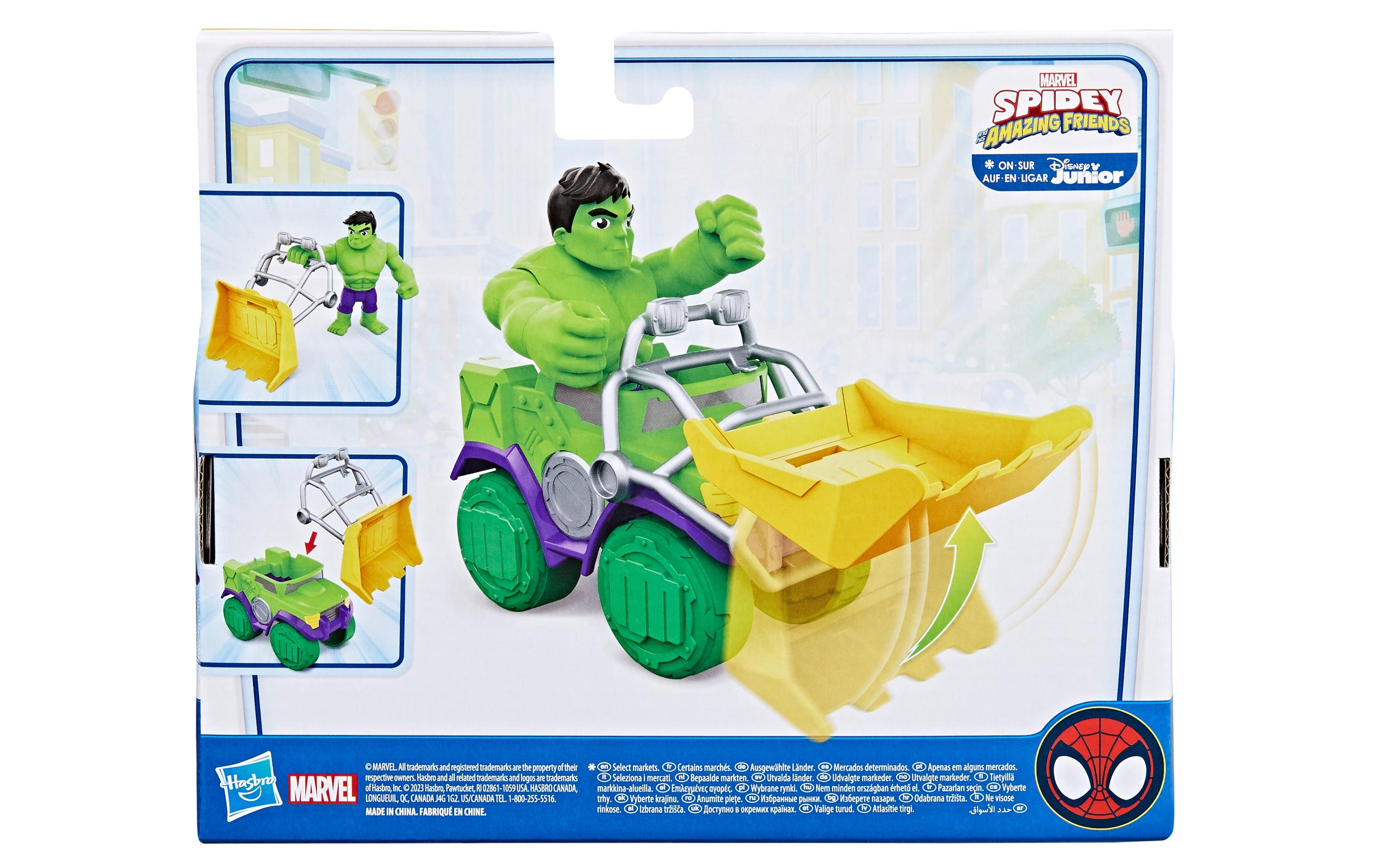 Hasbro Marvel Spidey and His Amazing Friends Hulk Smash Truck