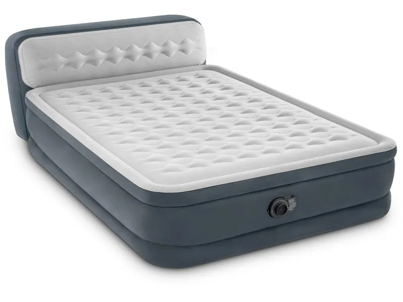 Intex Luftbett Dura Beam mit Headboard Queen 152 x 236 x 46 cm Intex Luftbett Dura Beam mit Headboard Queen 152 x 236 x 46 cm