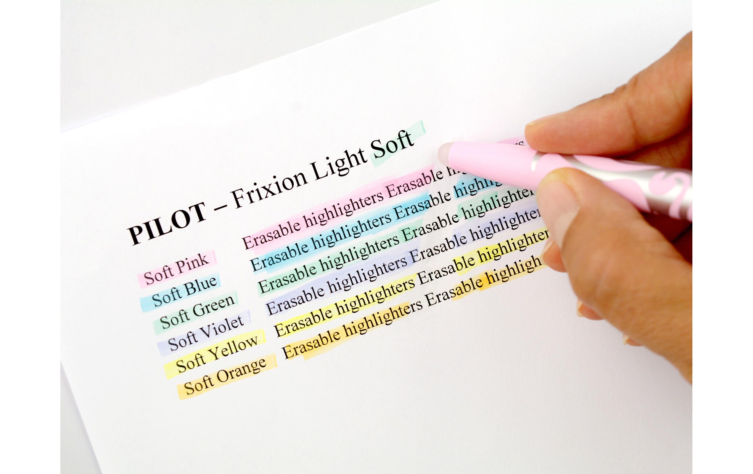 Pilot Textmarker Frixion Light soft Gelb