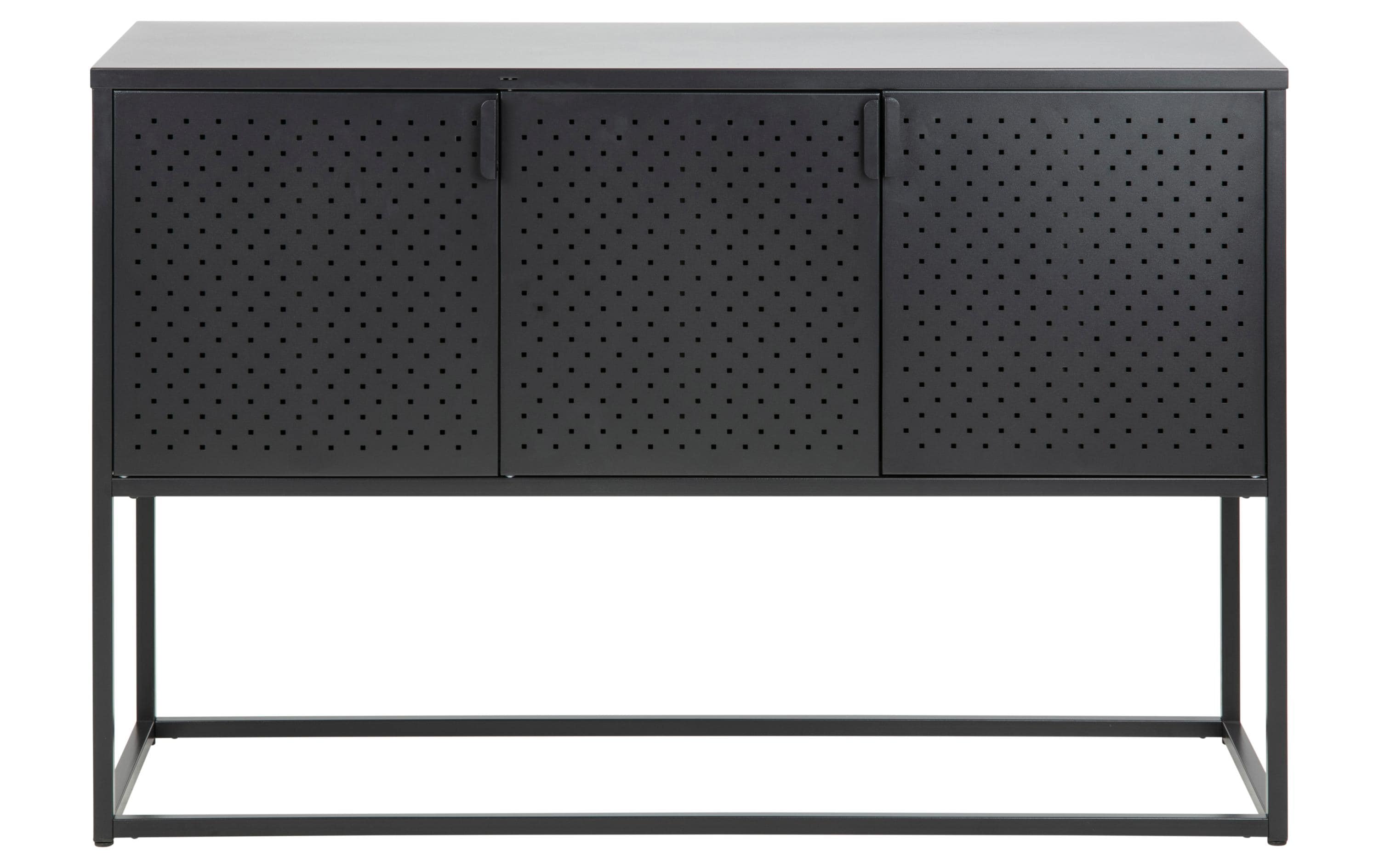 AC Design Kommode Newton 120 x 40 x 80 cm, Schwarz