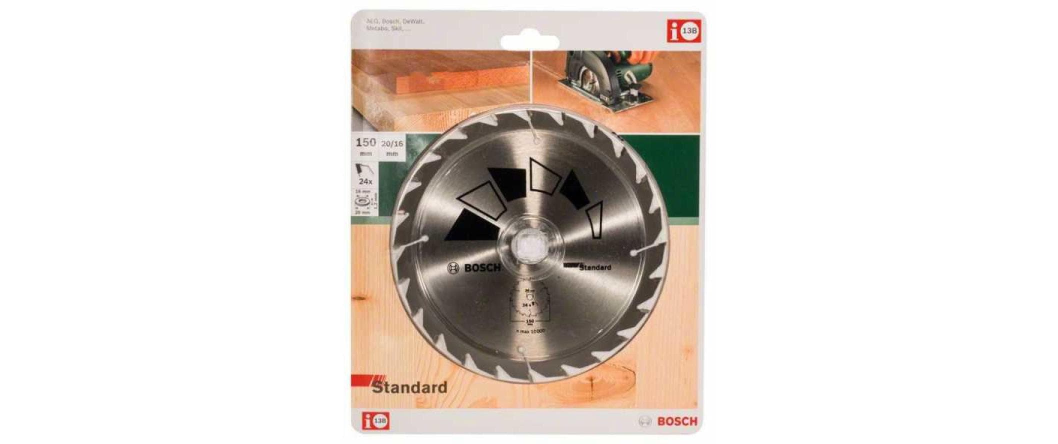 Bosch Kreissägeblatt Standard 150 mm