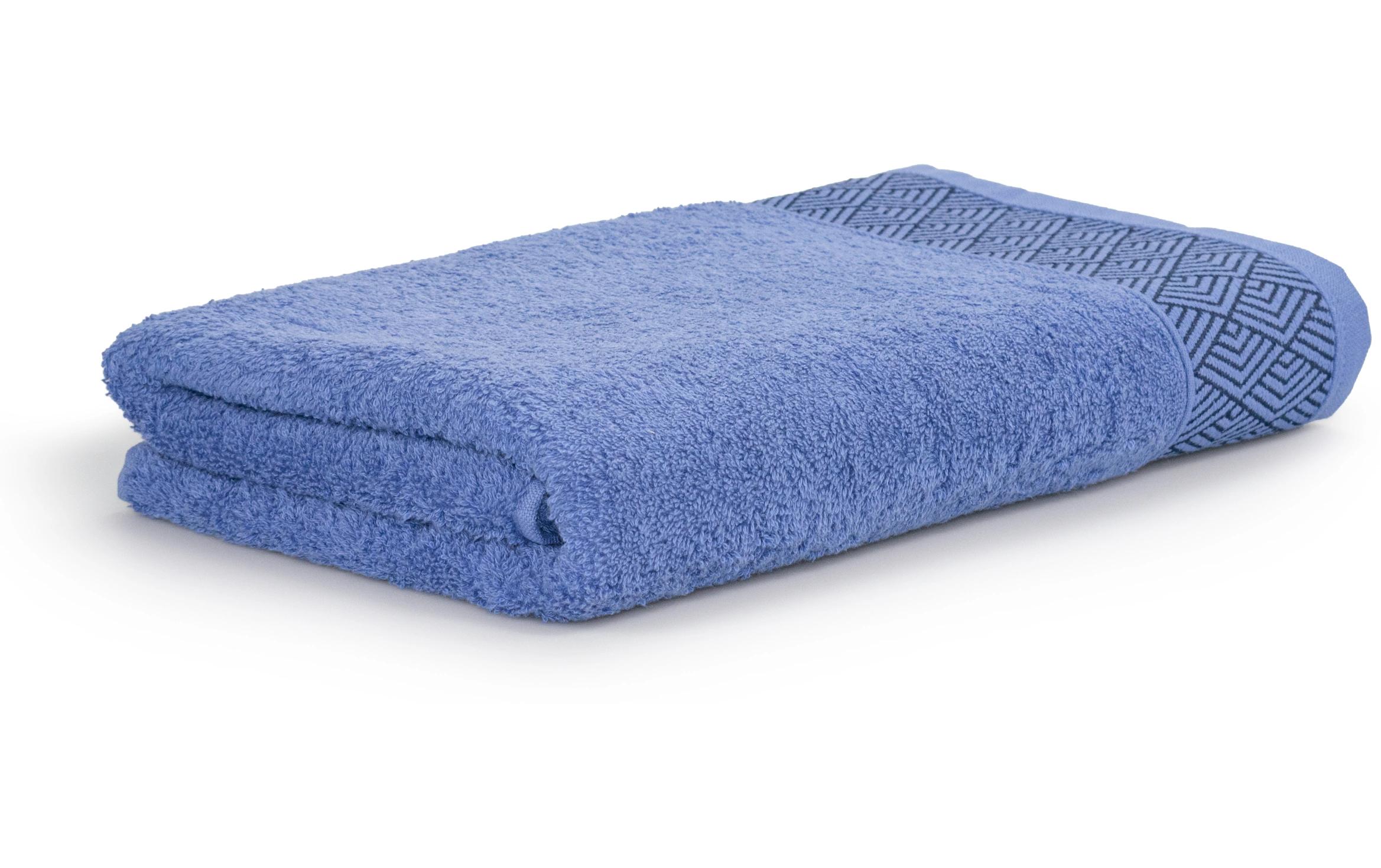 Frottana Duschtuch Geometry 67 x 140 cm, Pacific