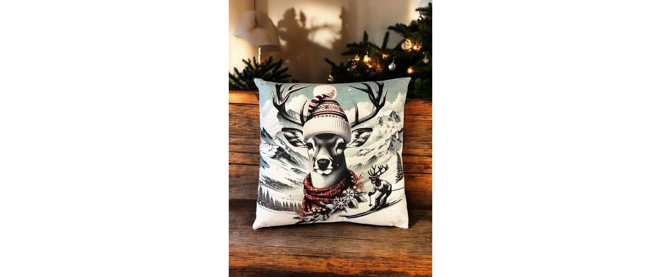 Dameco Kissen Hirsch 45 x 45 cm