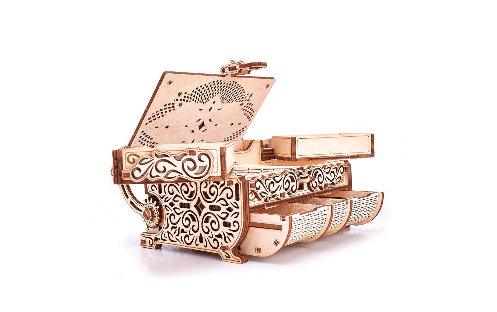 WoodTrick Bausatz Schatzkiste Swarovski