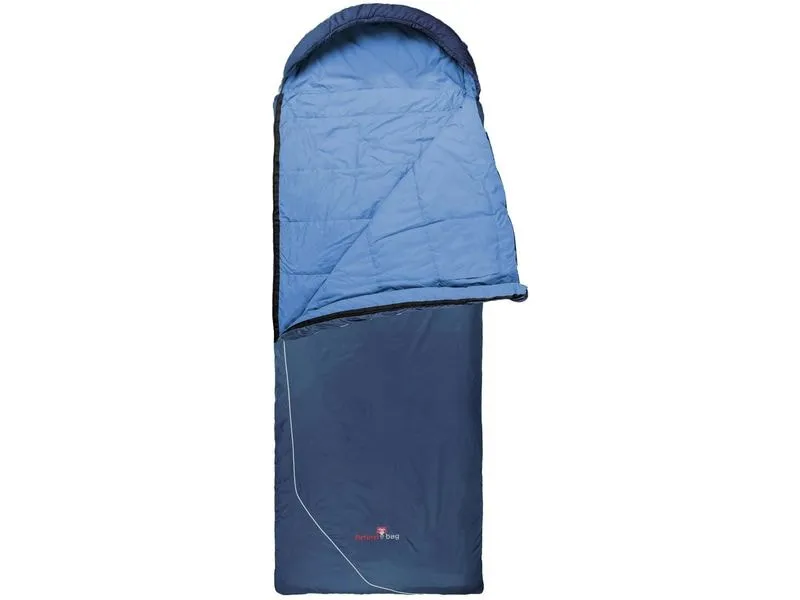 Grüezi Bag Schlafsack Wolle Camp Cotton Comfort 4 °C R 185 cm, Blau Grüezi Bag Schlafsack Wolle Camp Cotton Comfort 4 °C R 185 cm, Blau
