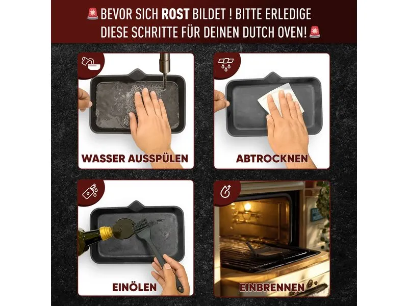 Gusskoenig Fajita-Pfanne abnehmbarer Griff Gusskoenig Fajita-Pfanne abnehmbarer Griff