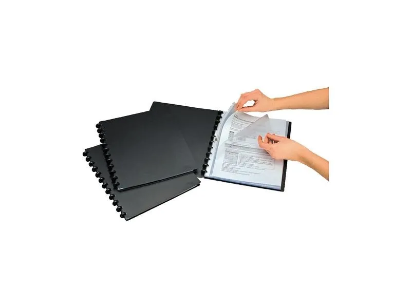 Adoc Sichtbuch L-Bind-Ex A4, 20 Taschen, Schwarz Adoc Sichtbuch L-Bind-Ex A4, 20 Taschen, Schwarz