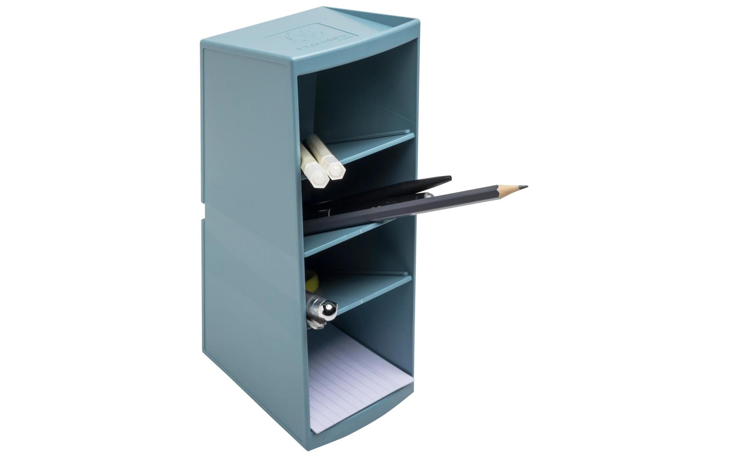 Exacompta Stiftehalter Multitower AutentiK, Blaugrau