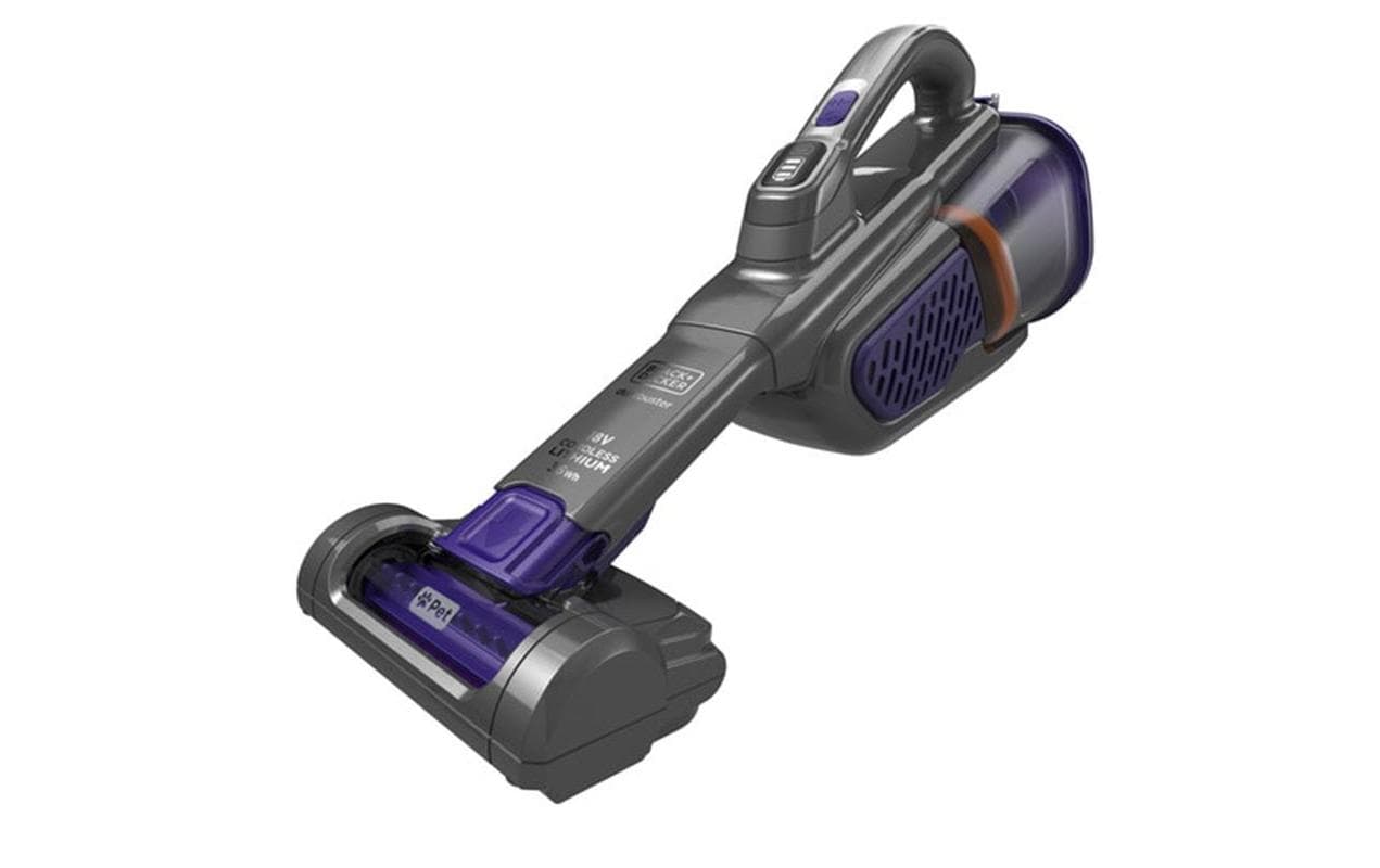 BLACK+DECKER Akku-Handsauger 36 Wh 18 V Lithium Tierhaar